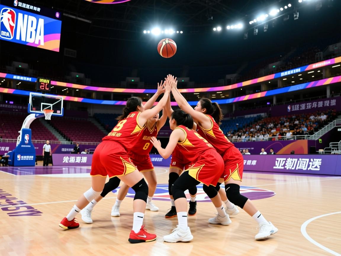 亚运女足赛事，团结拼搏赛场